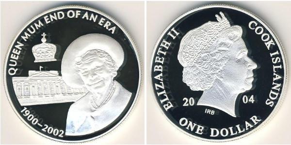 1 Dollar Îles Cook Argent 