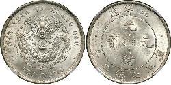 1 Dollar Chine Argent 