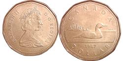 1 Dollar Canada Bronze Elizabeth II (1926-2022)