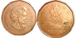 1 Dollar Canada Bronze Elizabeth II (1926-2022)