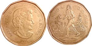 1 Dollar Canada Bronze Elizabeth II (1926-2022)