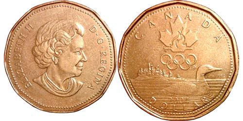 1 Dollar Canada Bronze Elizabeth II (1926-2022)