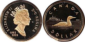 1 Dollar Kanada Bronze Elizabeth II (1926-2022)