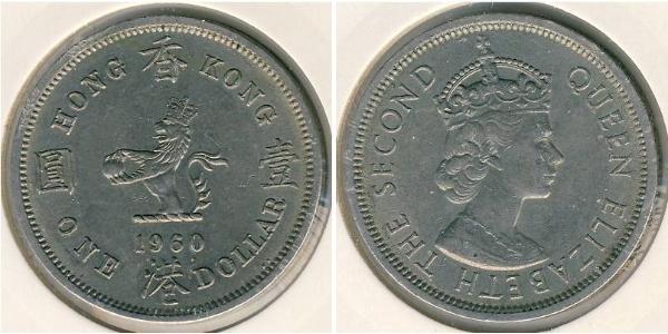1 Dollar Hong Kong Copper/Nickel 