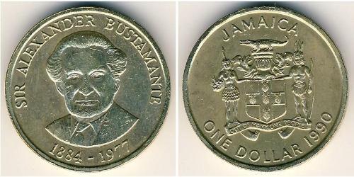 1 Dollar Jamaica (1962 - ) Copper/Nickel 