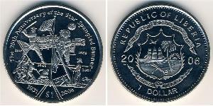 1 Dollar Liberia Copper/Nickel 