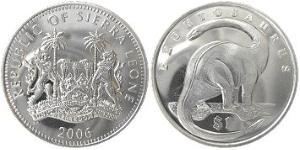 1 Dollar Sierra Leone Copper/Nickel 