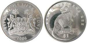 1 Dollar Sierra Leone Copper/Nickel 