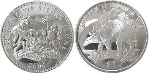 1 Dollar Sierra Leone Copper/Nickel 