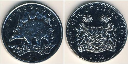 1 Dollar Sierra Leone Copper/Nickel 