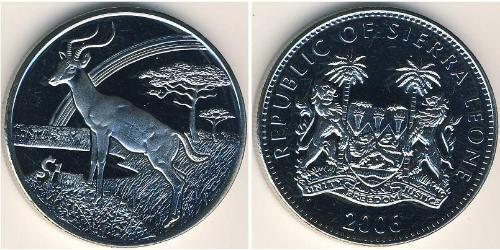 1 Dollar Sierra Leone Copper/Nickel 