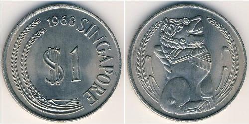 1 Dollar Singapore Copper/Nickel 