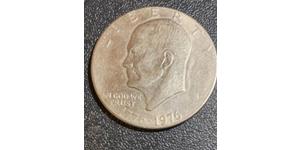 1 Dollar USA (1776 - ) Copper/Nickel Dwight David Eisenhower (1890-1969)