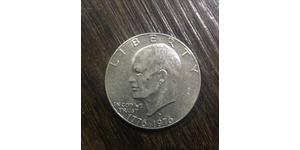 1 Dollar USA (1776 - ) Copper/Nickel Dwight David Eisenhower (1890-1969)