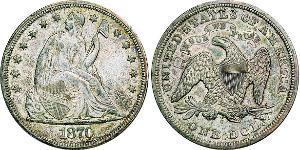 1 Dollar USA (1776 - ) Copper/Silver 