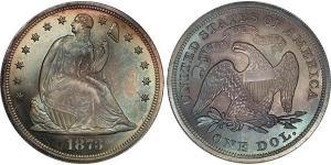 1 Dollar USA (1776 - ) Copper/Silver 