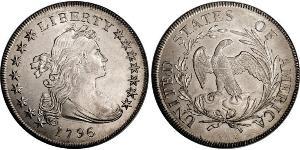 1 Dollar USA (1776 - ) Copper/Silver Anne Willing Bingham (1764-1801)