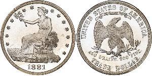 1 Dollar USA (1776 - ) Copper/Silver 