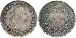 1 Dollar USA (1776 - ) Copper/Silver Anne Willing Bingham (1764-1801)