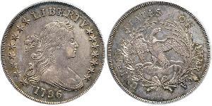 1 Dollar USA (1776 - ) Copper/Silver Anne Willing Bingham (1764-1801)