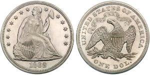 1 Dollar USA (1776 - ) Copper/Silver 