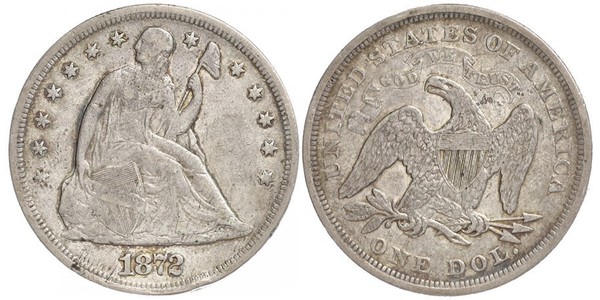 1 Dollar USA (1776 - ) Copper/Silver 