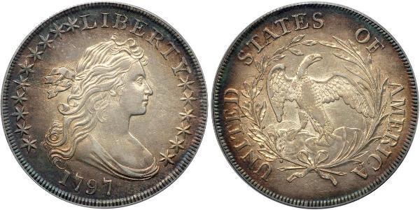 1 Dollar USA (1776 - ) Copper/Silver Anne Willing Bingham (1764-1801)