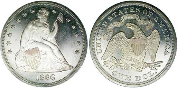 1 Dollar USA (1776 - ) Copper/Silver 
