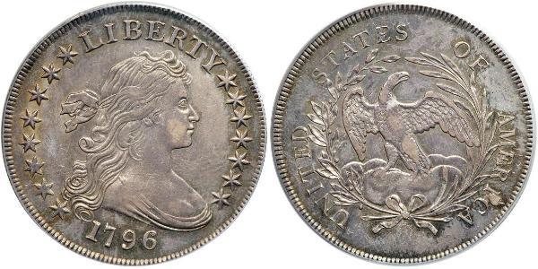 1 Dollar USA (1776 - ) Copper/Silver Anne Willing Bingham (1764-1801)