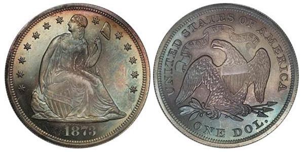 1 Dollar USA (1776 - ) Copper/Silver 