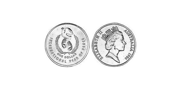 1 Dollar Australie (1939 - ) Cuivre/Aluminium/Nickel Elizabeth II (1926-2022)