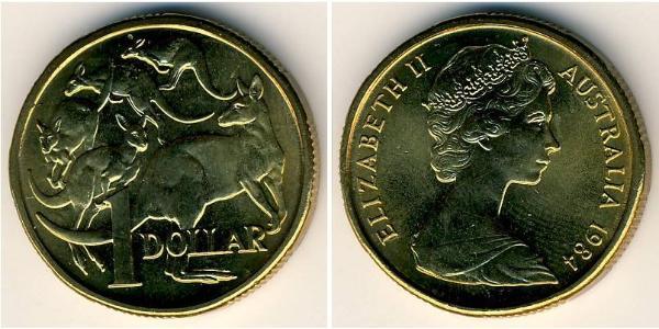 1 Dollar Australie (1939 - ) Cuivre/Aluminium/Nickel Elizabeth II (1926-2022)