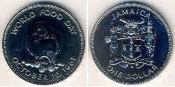 1 Dollar Jamayica (1962 - ) Cuivre/Nickel 
