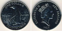 1 Dollar Nouvelle-Zélande Cuivre/Nickel 
