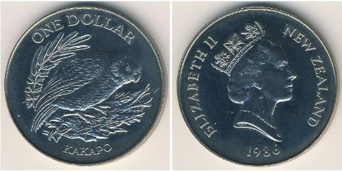 1 Dollar Nouvelle-Zélande Cuivre/Nickel 