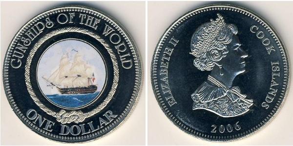 1 Dollar Îles Cook Cuivre/Nickel 