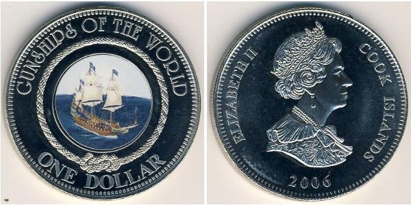 1 Dollar Îles Cook Cuivre/Nickel Elizabeth II (1926-2022)