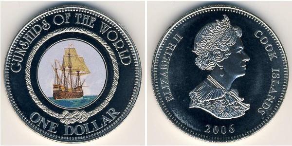 1 Dollar Îles Cook Cuivre/Nickel Elizabeth II (1926-2022)