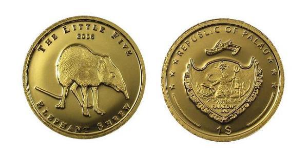 1 Dollar Palau Gold 