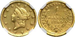 1 Dollar USA (1776 - ) Gold 