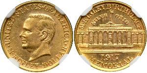 1 Dollar USA (1776 - ) Gold William McKinley, Jr. (1843 - 1901)