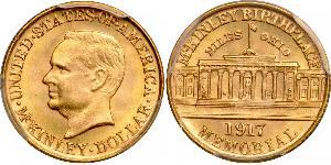 1 Dollar USA (1776 - ) Gold William McKinley, Jr. (1843 - 1901)