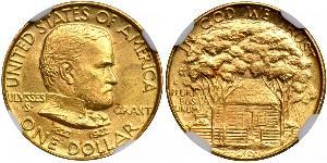 1 Dollar USA (1776 - ) Gold Ulysses S. Grant (1822-1885)