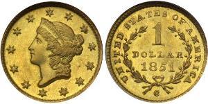 1 Dollar USA (1776 - ) Gold 