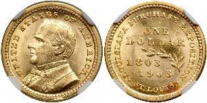 1 Dollar USA (1776 - ) Gold William McKinley, Jr. (1843 - 1901)