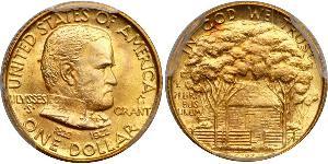 1 Dollar USA (1776 - ) Gold Ulysses S. Grant (1822-1885)