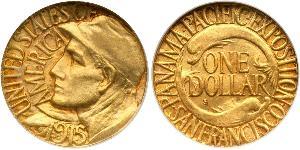 1 Dollar USA (1776 - ) Gold 