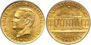 1 Dollar USA (1776 - ) Gold William McKinley, Jr. (1843 - 1901)