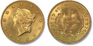 1 Dollar USA (1776 - ) Gold 