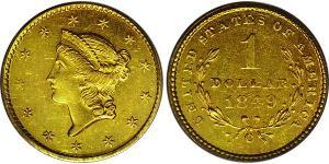 1 Dollar USA (1776 - ) Gold 